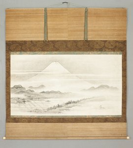 Kakemono, Landschaft des Mt. Fuji von Japanese School