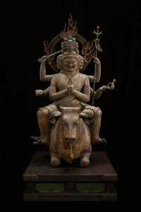 König der Weisheit von Ehrfurcht gebietender Macht (Daiitoku Myōō) von Japanese School