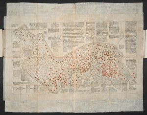 Haejwa chondo - eine Karte der koreanischen Halbinsel, ursprünglich um 1820 erstellt