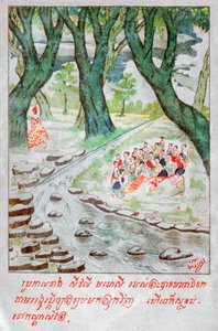 Mahajanaka Jataka (Illustration)