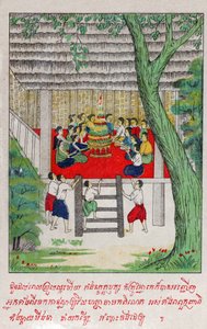Suvana Sama Jakata. (Gravur, ca. 1910) von School Laotian