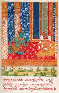 Suvana Sama Jakata (Gravur, ca. 1910) von School Laotian