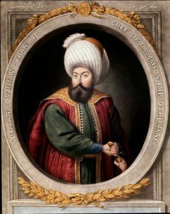 Osmanisches Reich: Porträt des ersten osmanischen Sultans Osman I (1299-1326) von School Ottoman
