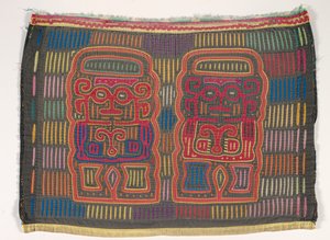 Hemdpanel (Mola), Kuna-Volk, San-Blas-Inseln, ca. 1950er Jahre von School Panamanian