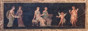 Dionysische Szene, Herculaneum von School Roman