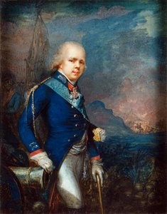 Porträt von Großherzog Konstantin Pawlowitsch von Russland (1779-1831) vor der Schlacht von Novi