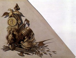 Neoklassizistische Trophäen der Waffen, Russland, ca. 1825