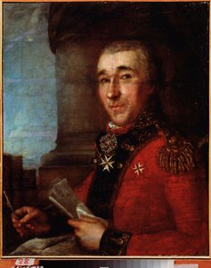 Porträt des Generals Graf Alexej Araktschejew
