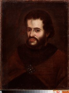 Porträt des Zaren Iwan V. Alexejewitsch von School Russian