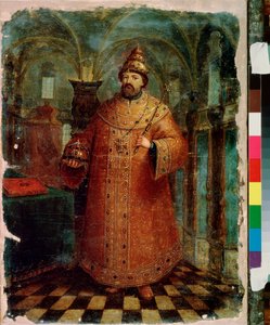 Porträt des Zaren Michael I. von Russland von School Russian