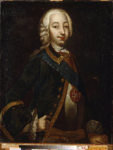 Porträt des Zaren Peter III. von Russland von School Russian