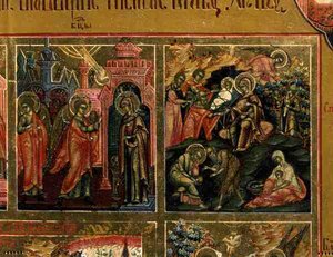 Die Auferstehung und der Abstieg in die Hölle (Detail)