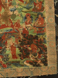 (Detail) des dritten Panchen Lama Losan Penden Yeshe