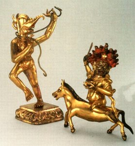 Makaravakitra und Sridevi