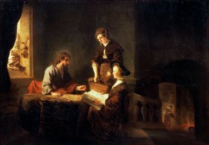 Christus im Haus von Martha und Maria