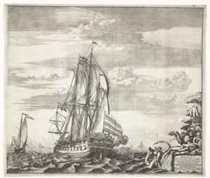 Flaggschiff Goto Predestinatsia Die Vorsehung Gottes, gebaut von Peter dem Großen in Woronesch, 1700