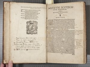 Rerum Scoticarum Historia, von George Buchanan von Scottish School