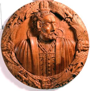 Rundel, von der Decke der Königlichen Präsenzkammer