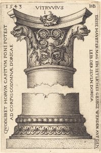 Kapital und Basis einer Säule