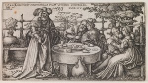Der verlorene Sohn verschwendet sein Vermögen