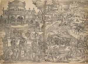 Das Fest des Herodes, frühes 16. Jahrhundert