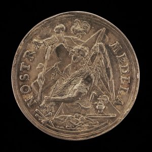Engel mit den Leidenswerkzeugen [Rückseite], 1631