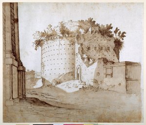 Ein Mausoleum von Sebastian Vrancx