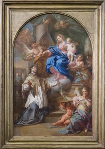 Madonna mit Kind und Heiliger Johannes von Nepomuk von Sebastiano Conca