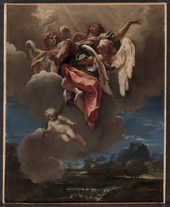 Studie für "Eine Apotheose eines Heiligen" (für San Bernardino dei Morti, Mailand) von Sebastiano Ricci