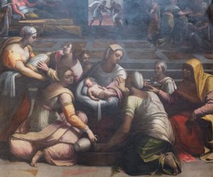 Geburt der Jungfrau Maria von Sebastiano del (c.1485 1547) Piombo