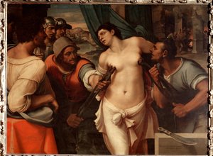 Das Martyrium der hl. Agatha von Sizilien
