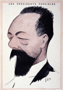 Porträt von Paul Doumer (1857 - 1932), französischer Staatsmann, von Sem (1863 - 1934). von Sem
