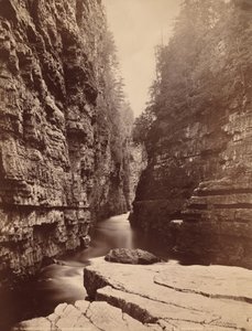 Ausable Chasm - Flussaufwärts vom Table Rock, ca. 1880