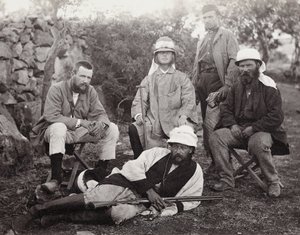 Gruppe von Entdeckern, Judäa-Distrikt, Palästina, 1867