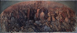 Die Schlacht von Kulikowo am 8. September 1380 von Sergei Alexeyevich Korovin
