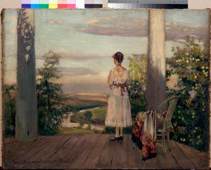 Landhaus von Anton Tschechow in Melikhovo von Sergei Arsenevich Vinogradov