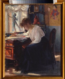 In einem Arbeitszimmer von Sergei Arsenevich Vinogradov