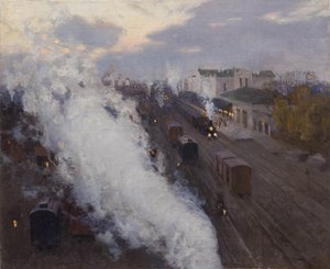 Bahnhof Charkow, 1892