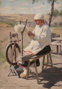 Die Spinnerin, 1895