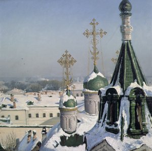Blick aus einem Fenster der Moskauer Malschule, 1878