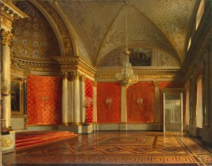Der kleine Thronsaal des Winterpalastes, 1837 von Sergei Konstantinovich Zaryanko