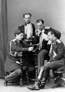 Großfürsten Alexander Alexandrowitsch und Wladimir Alexandrowitsch von Russland, ca. 1870-ca. 1875