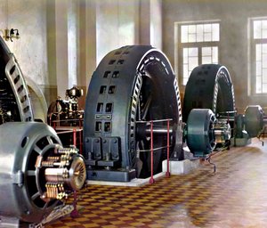 Hindu-Kush-Wasserkraftwerk von Sergei Mikhailovich Prokudin Gorskii