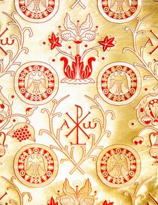 Olovyanishnikov Manufaktur Gold-Satin, frühes 20. Jahrhundert