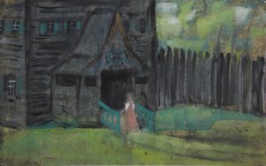 Illustration zu Die Geschichte der toten Prinzessin und der sieben Ritter von Sergei Vasilievich Malyutin
