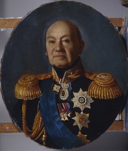 Porträt von Graf Arseny Andreyevich Zakrevsky 1783-1865, nach 1848