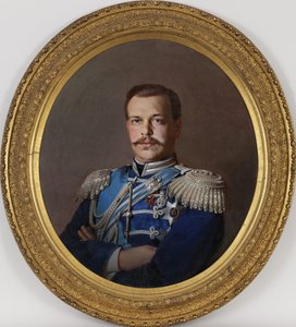 Porträt des Kaisers Alexander III., 1845-1894, ca. 1865