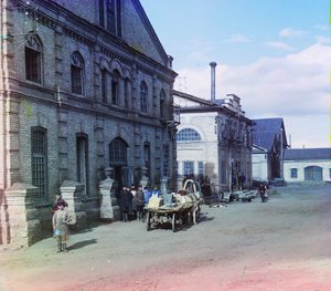Mechanische Werkstätten zur Fertigstellung von Gussteilen bei den Kasli Eisenwerken, 1905-1915
