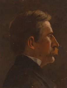 Profil eines Mannes von Severin Falkman