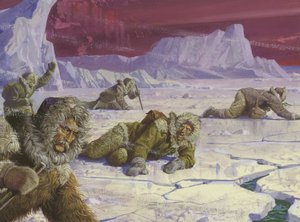 Robert Pearys Expedition zum Nordpol begegnete vielen Gefahren von Severino Baraldi